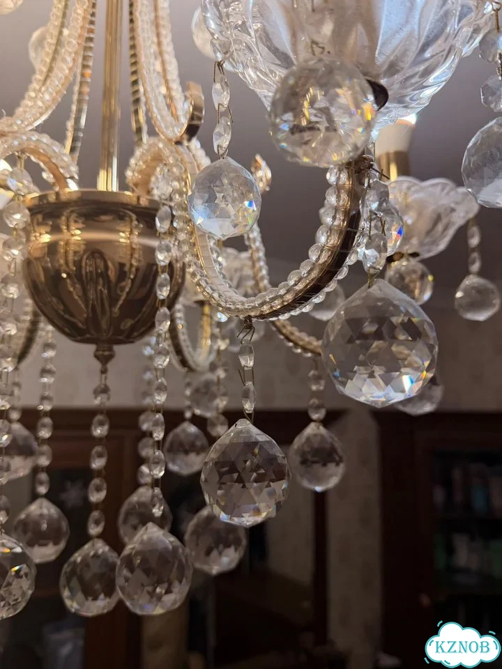 Люстра хрустальная фото 4