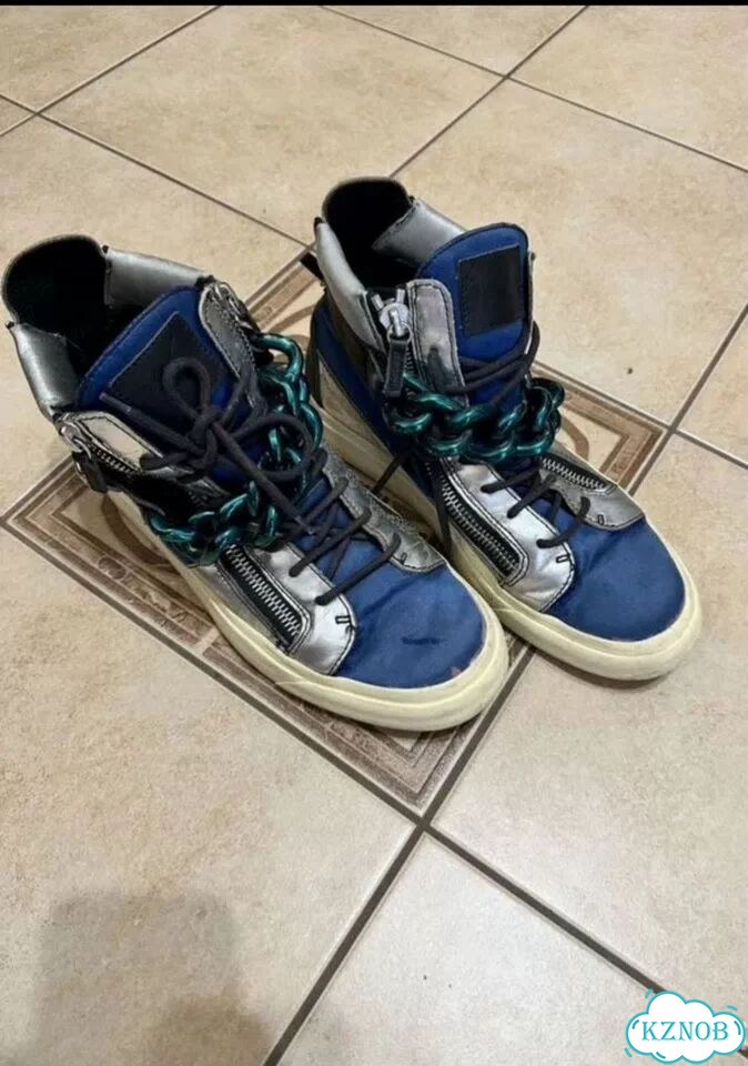 Кеды guizeppe zanotti с цепью фото 4