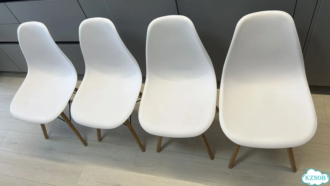 Стул для кухни Eames DSW Style 4 шт белые фото 5
