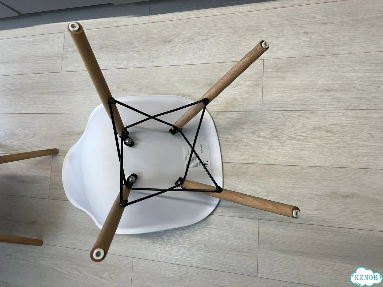Стул для кухни Eames DSW Style 4 шт белые фото 9