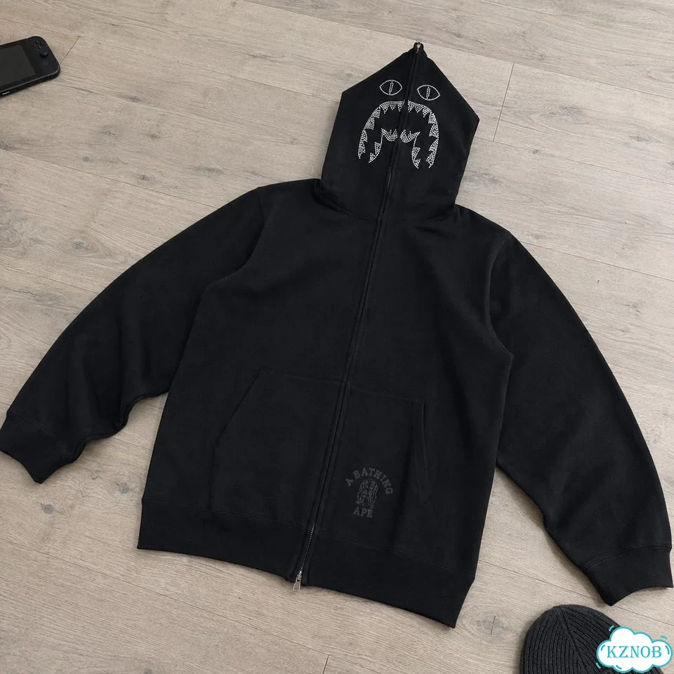 Зип-худи Bape x Swarowski со стразами фото 3