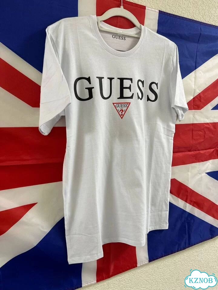Футболка guess (белая) фото 2