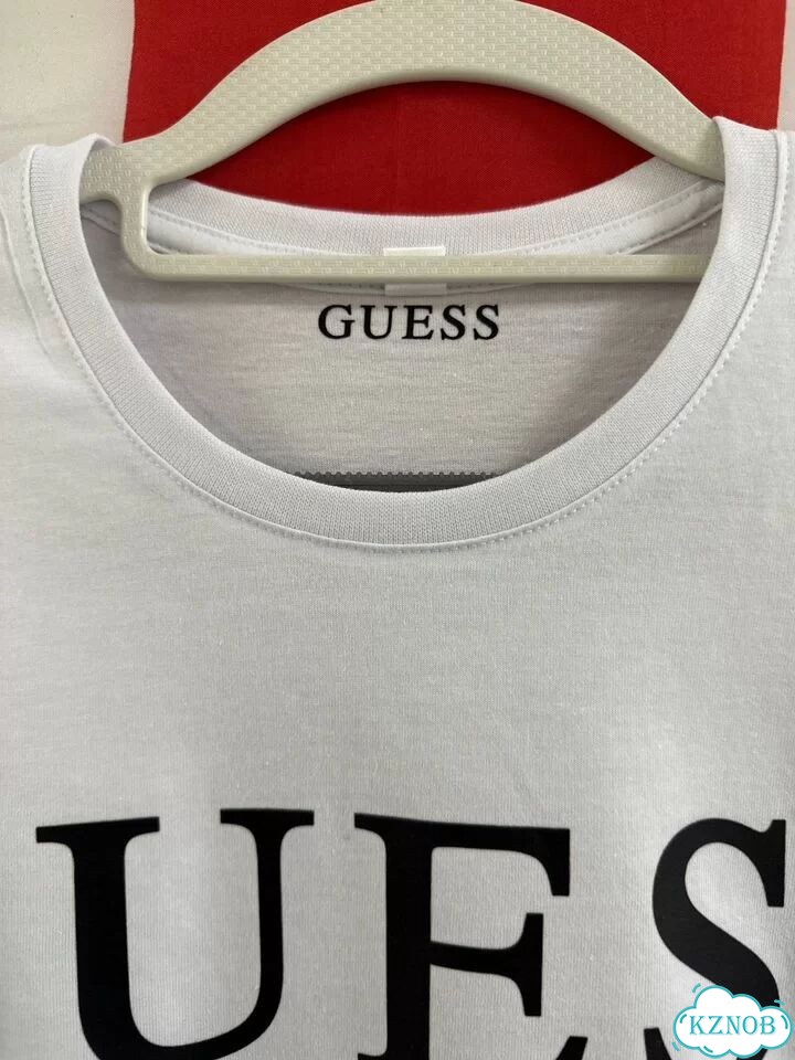 Футболка guess (белая) фото 7
