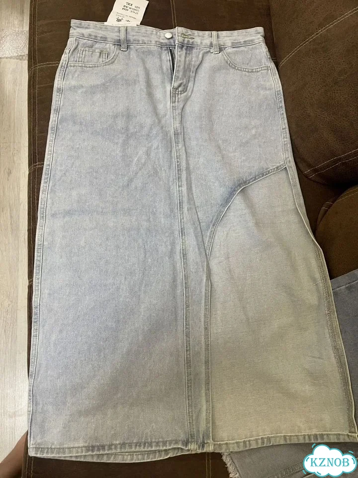 Джинсовые юбки новые 2XL фото 3
