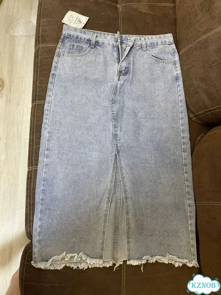 Джинсовые юбки новые 2XL фото 4