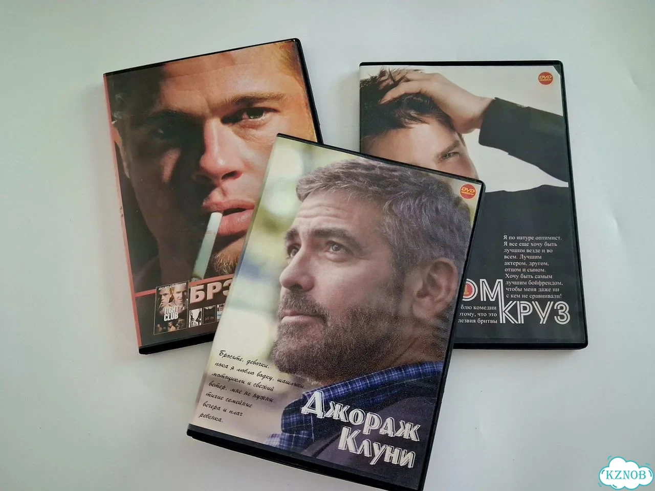 DVD диски фильмы Бред Питт Джордж Клуни Том Круз фото 1
