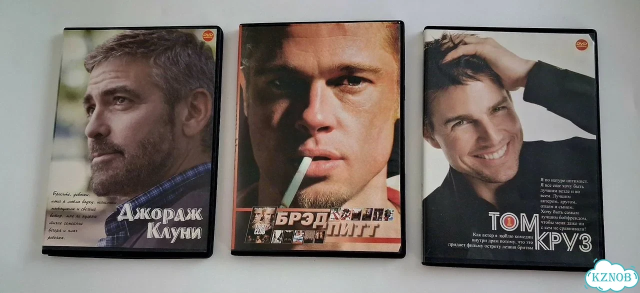 DVD диски фильмы Бред Питт Джордж Клуни Том Круз фото 2