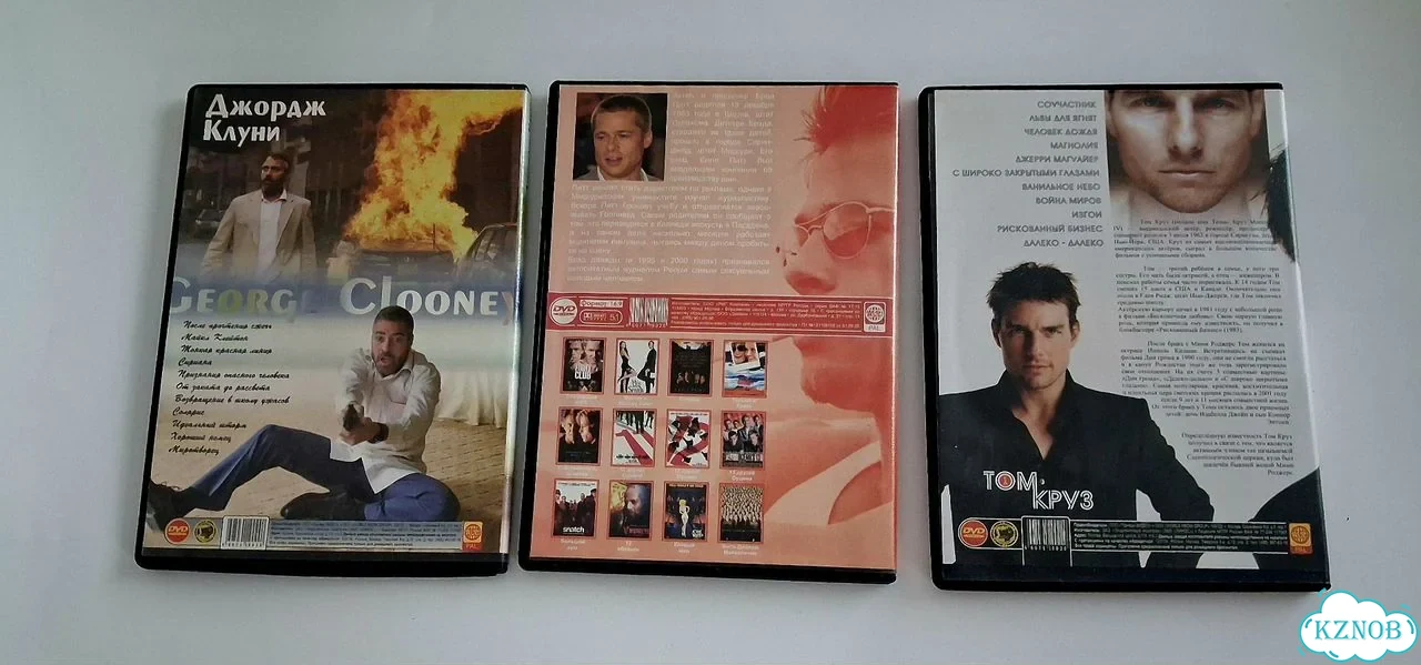 DVD диски фильмы Бред Питт Джордж Клуни Том Круз фото 3