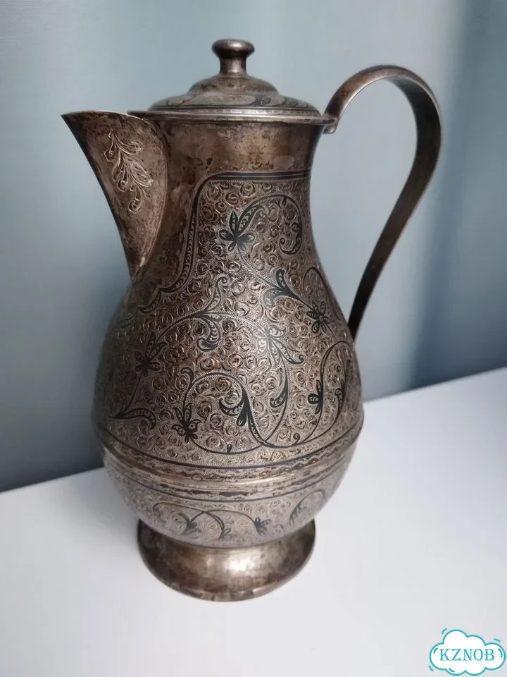 Кувшин серебряный кубачи фото 1