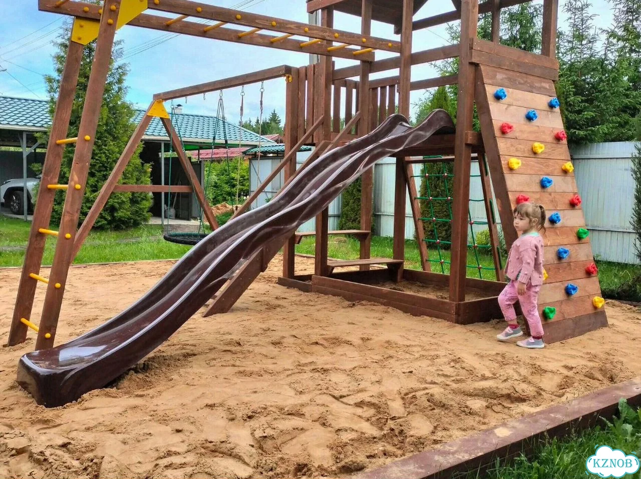 Детская площадка для дачи. Гарантия 5 лет фото 2