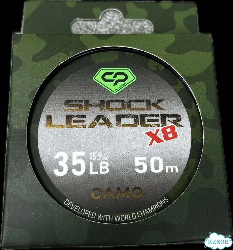 Carp PRO Шок-лидер Diamond Camo 35lb 50м фото 1