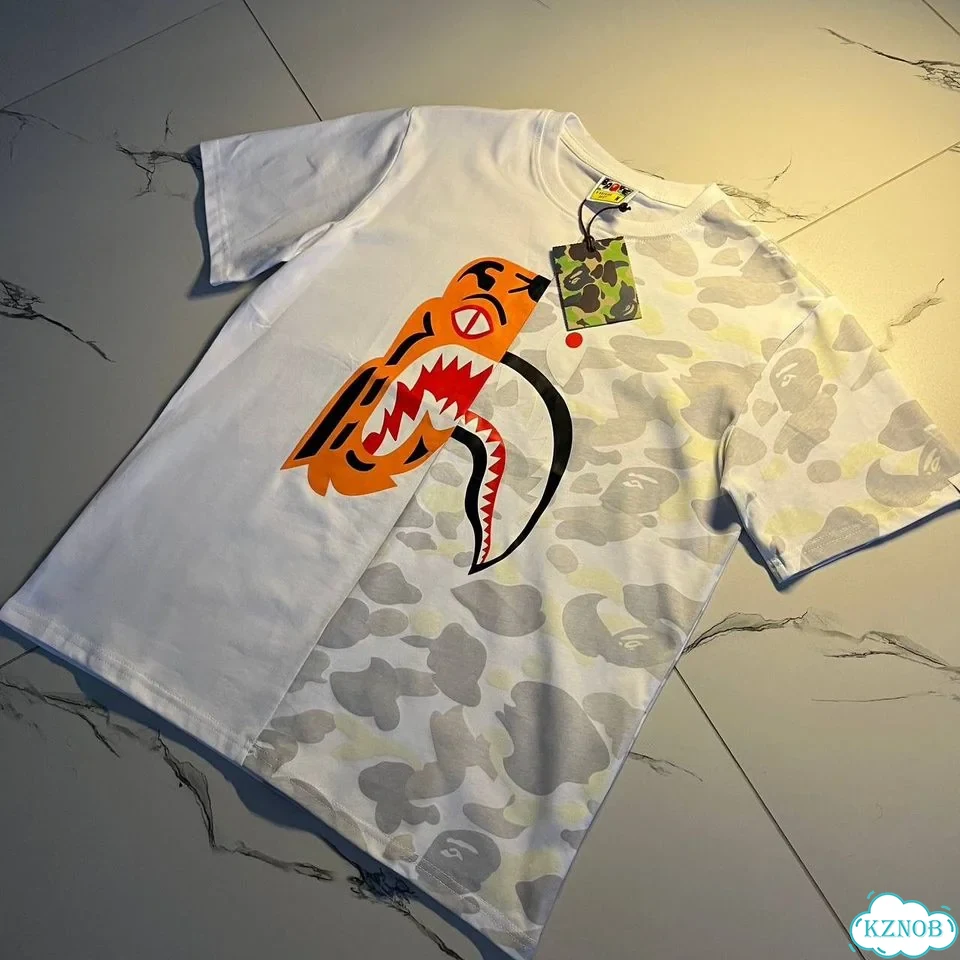 Футболка Bape x Tiger белая фото 10