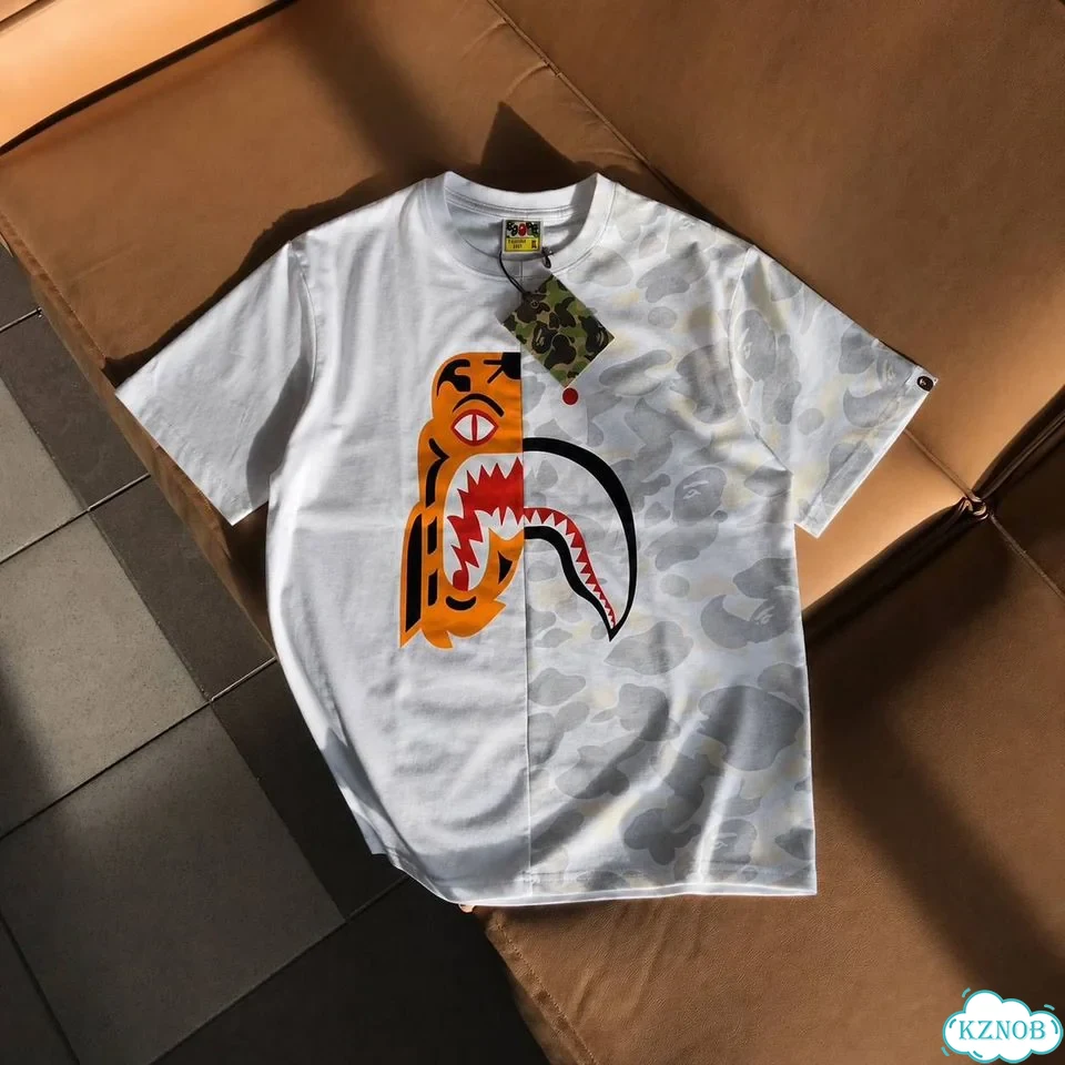 Футболка Bape x Tiger белая фото 2