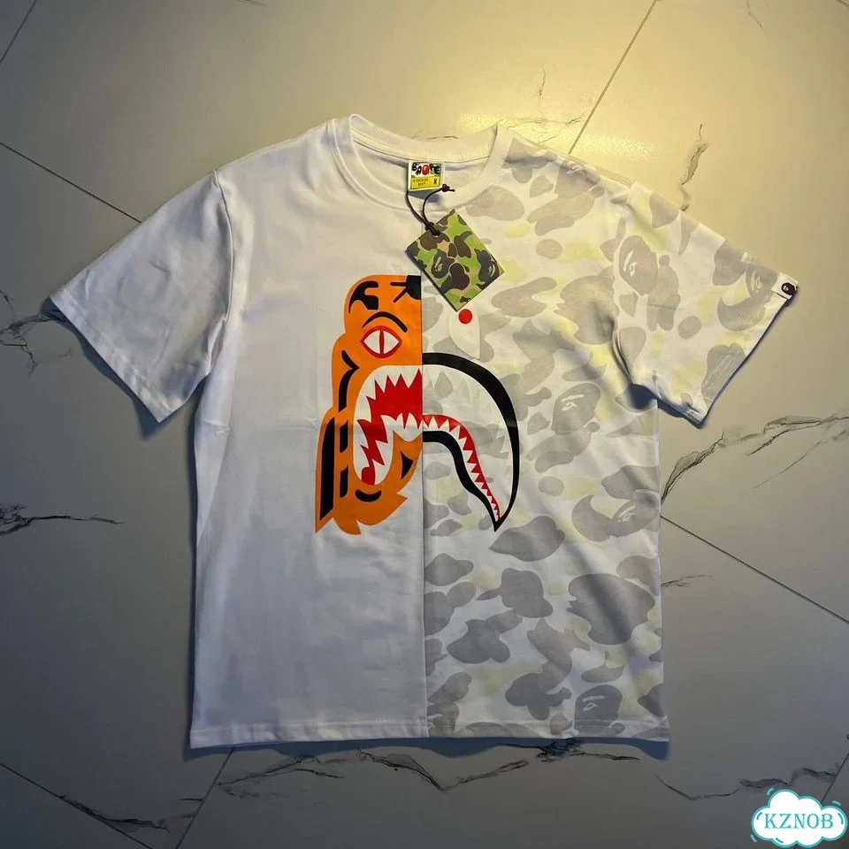 Футболка Bape x Tiger белая фото 7