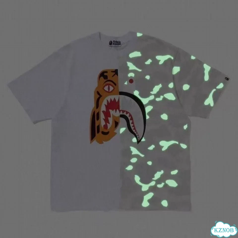 Белая футболка Bape x Tiger хлопок фото 2