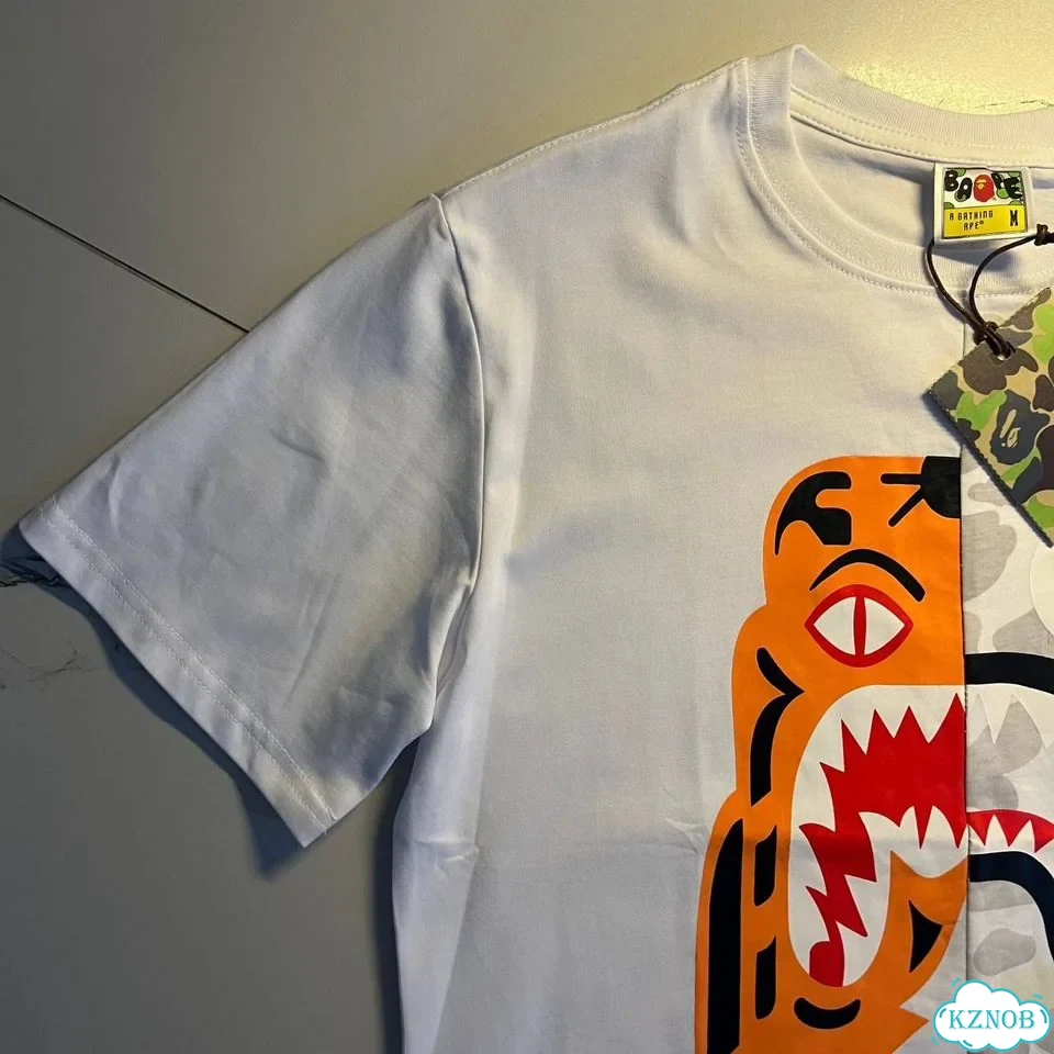 Футболка Bape x tiger белая эксклюзив фото 3