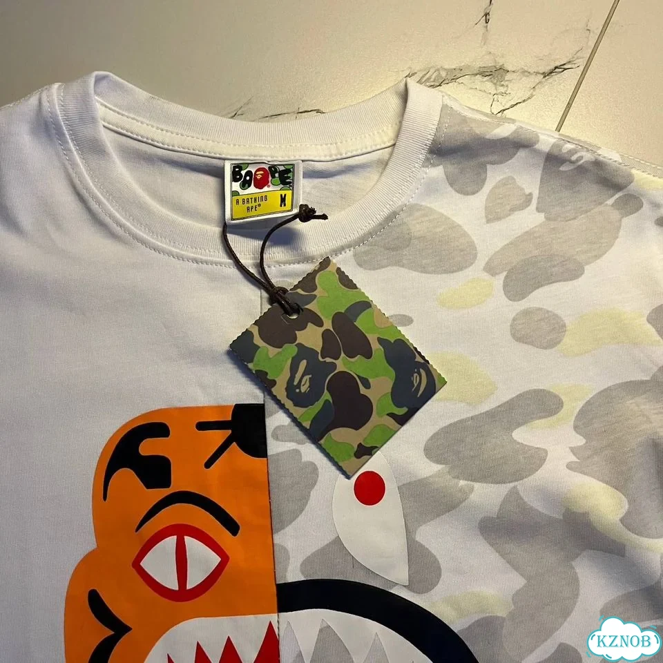 Футболка Bape x tiger белая эксклюзив фото 5