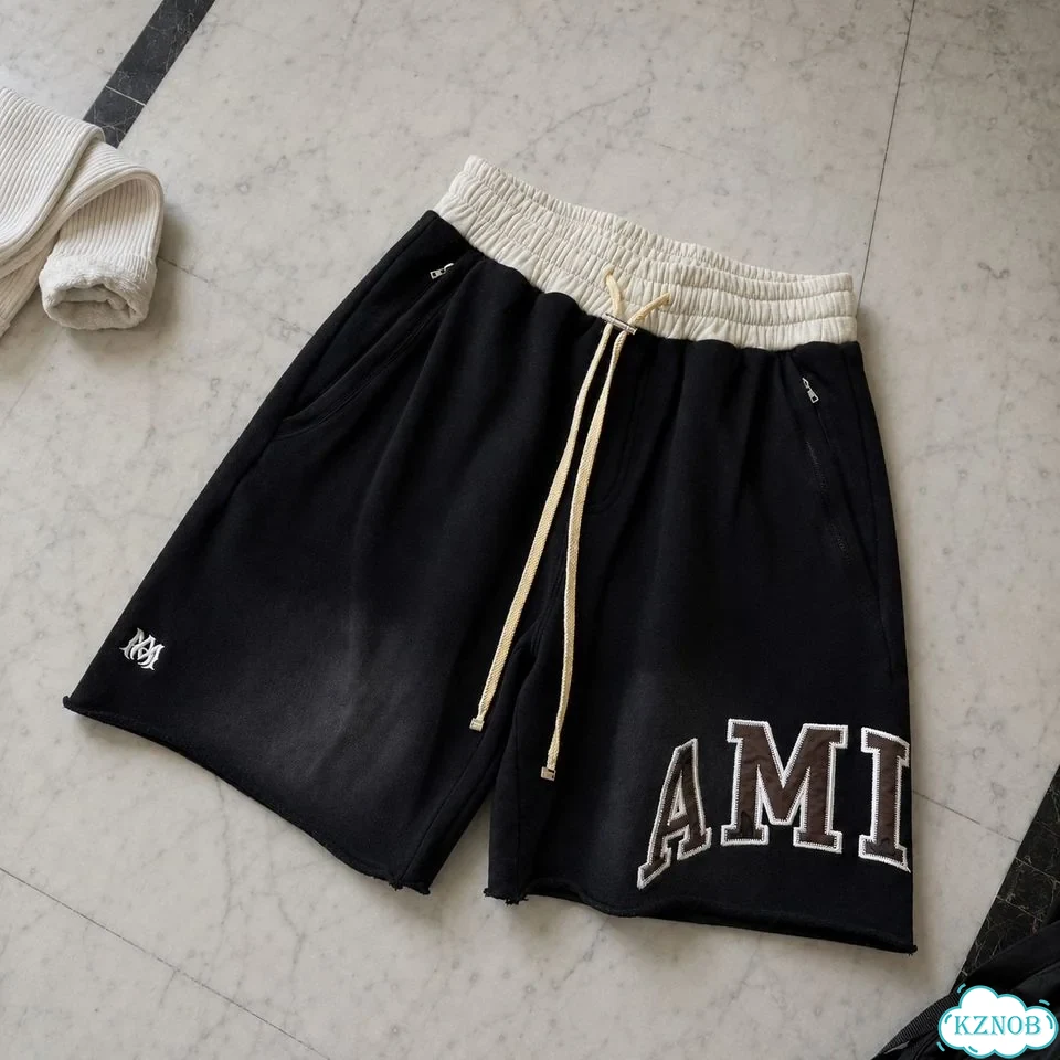 Amiri мужские шорты чёрные фото 2