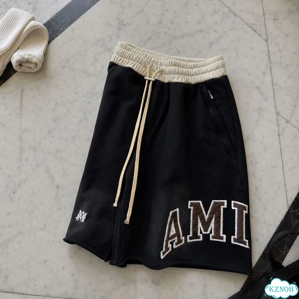 Amiri мужские шорты чёрные фото 7