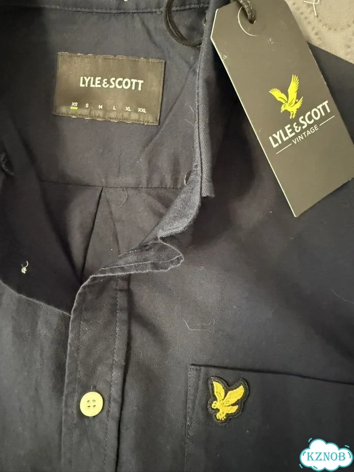 Мужская рубашка Lyle & Scott (Новая XS) фото 1
