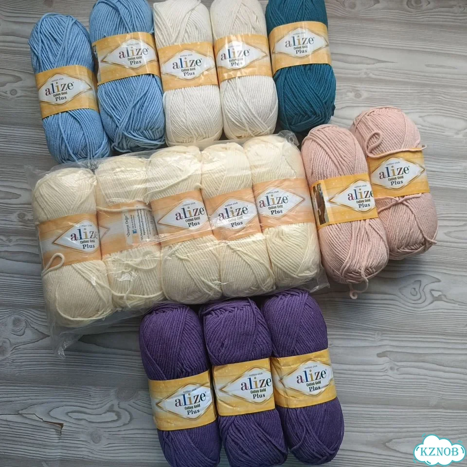Набор пряжи Alize cotton gold plus фото 1