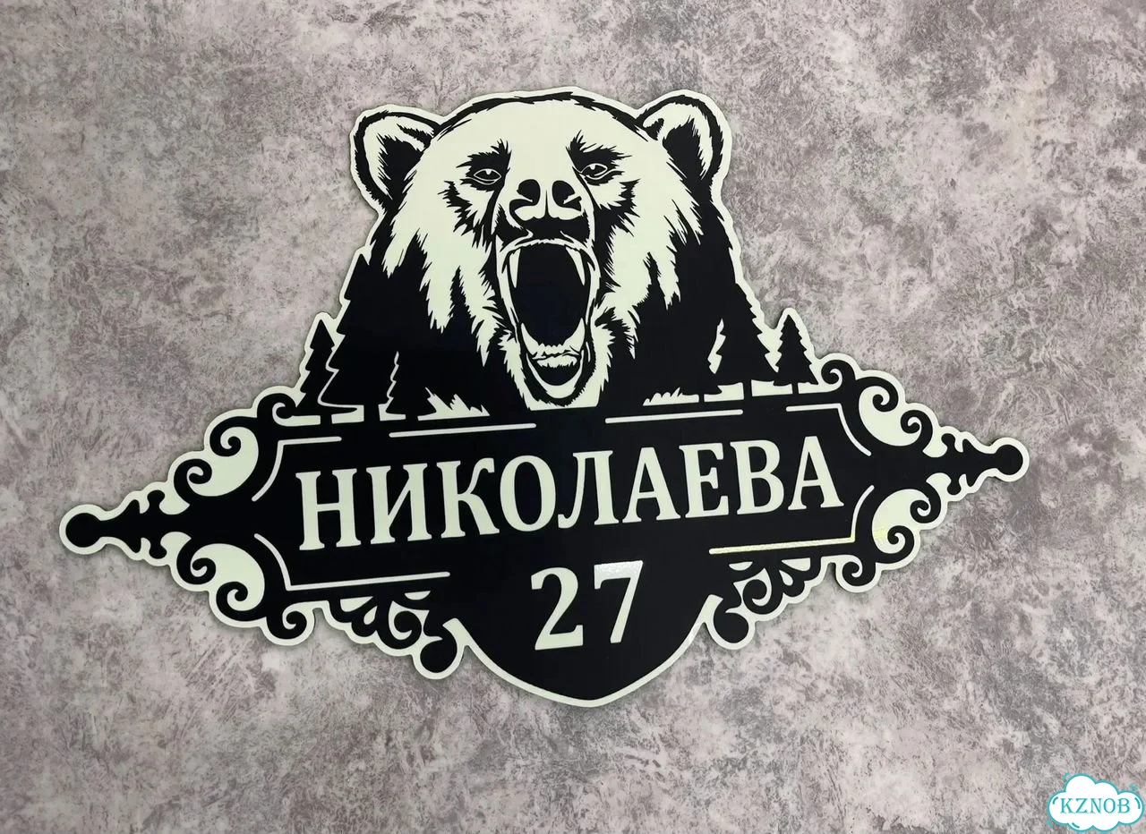 Адресник с вывеской от производителя / табличка фото 5