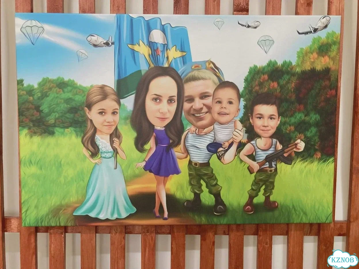 Портрет по фото на холсте в подарок за 3 дня фото 6