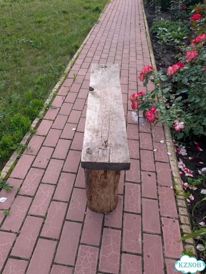 Скамейка деревянная бу фото 3