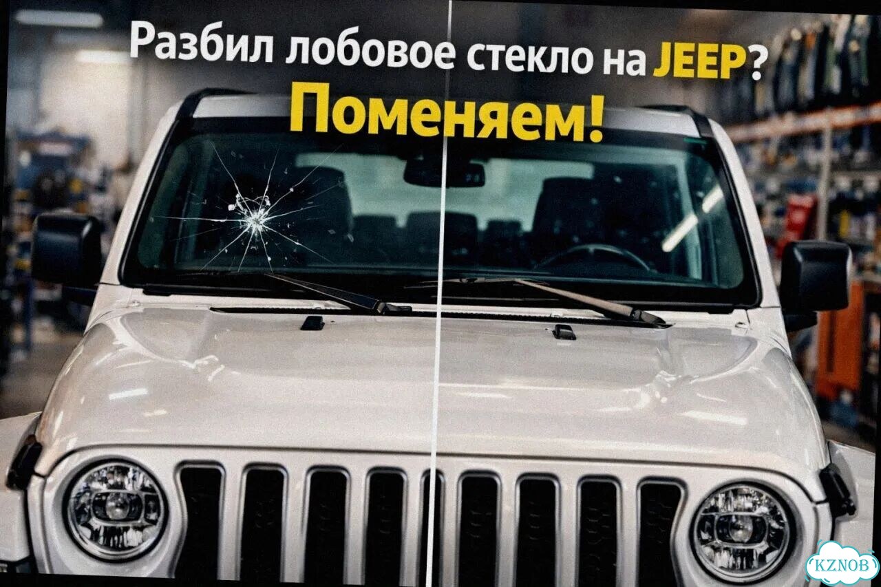 Лобовое стекло jeep wrangler 07-18 (JK) фото 4