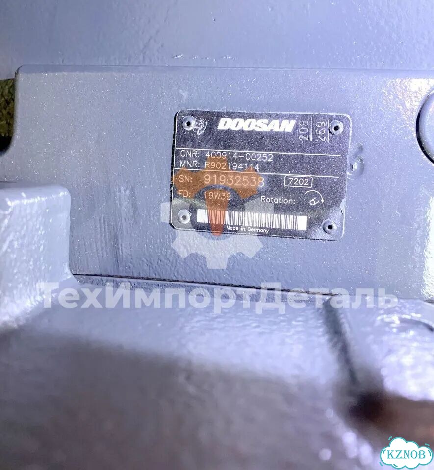 Гидравлический насос Doosan 400914-00251 фото 4