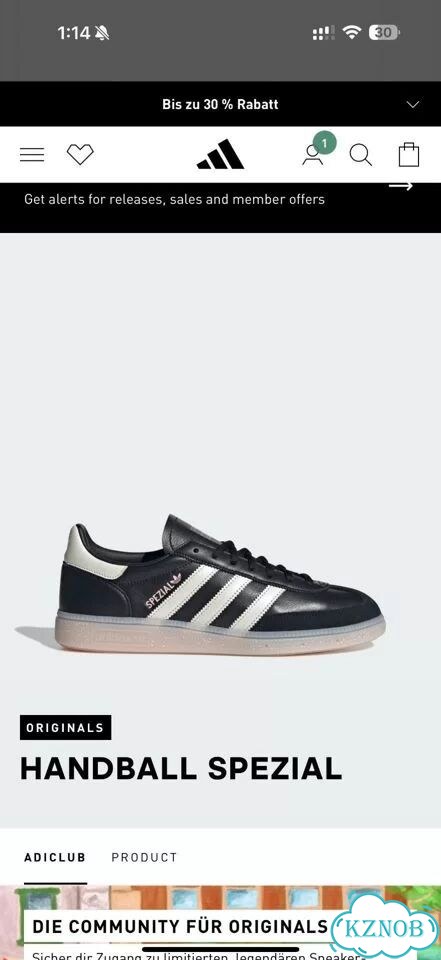 Кеды adidas handball spezial фото 4