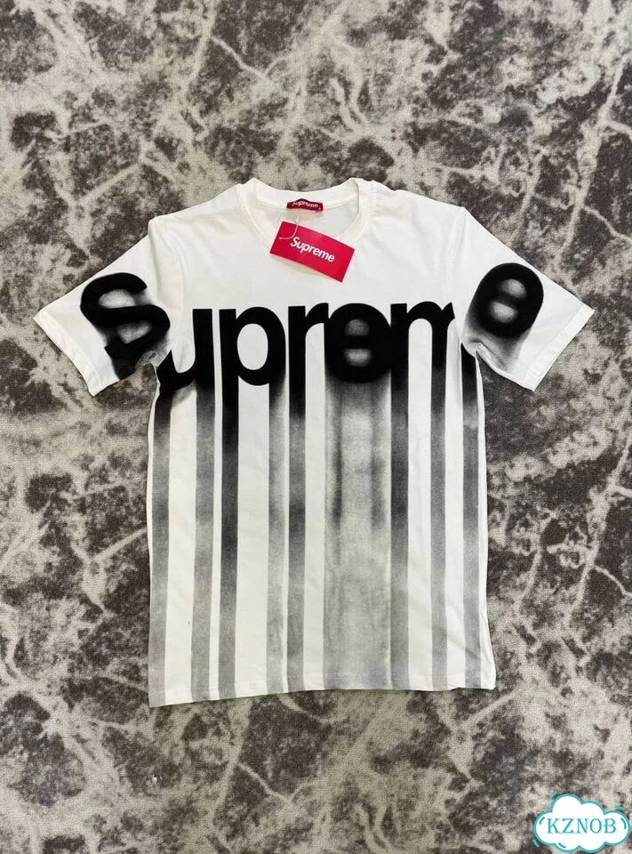 Мужская Белая футболка Supreme фото 1