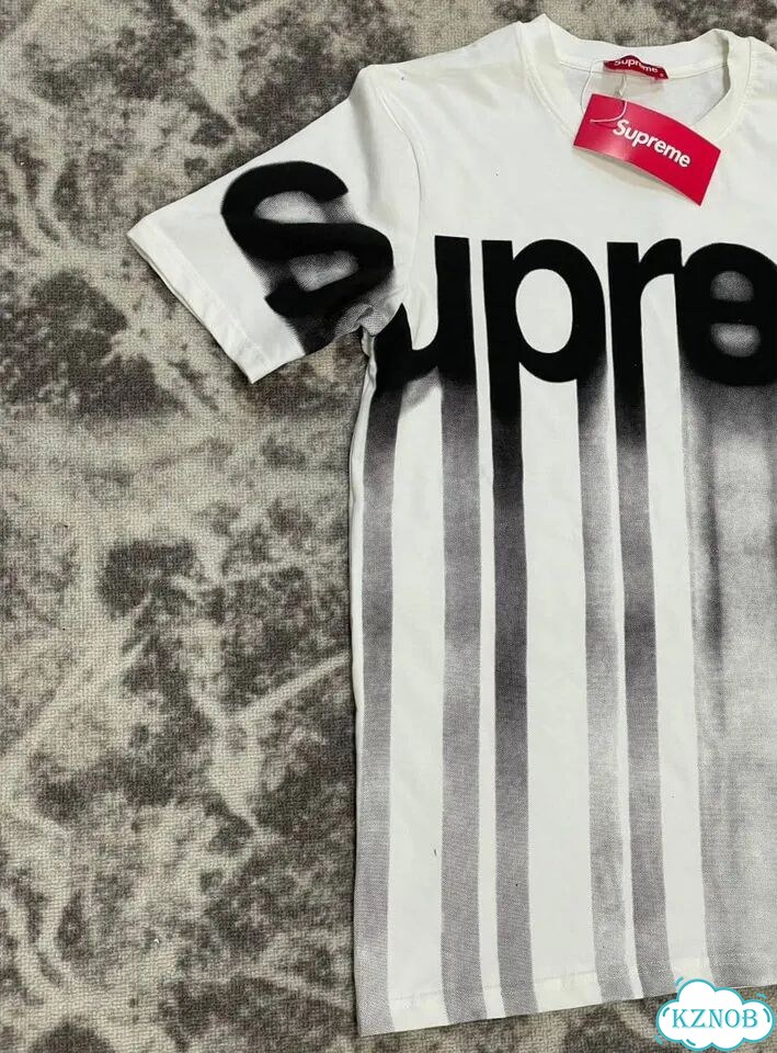 Мужская Белая футболка Supreme фото 4