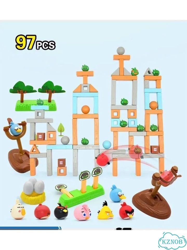 Игровой набор Angry Birds 97 шт фото 3