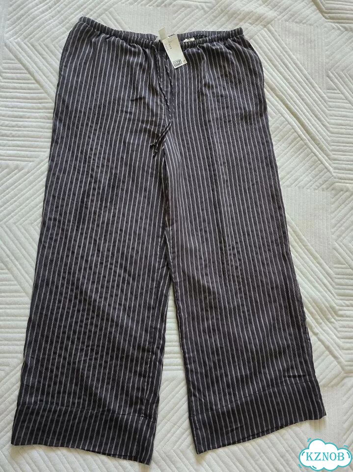 Новые широкие женские брюки H&M из вискозы (XL) фото 2