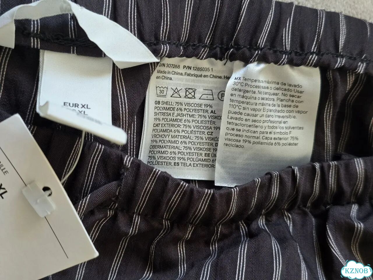 Новые широкие женские брюки H&M из вискозы (XL) фото 7