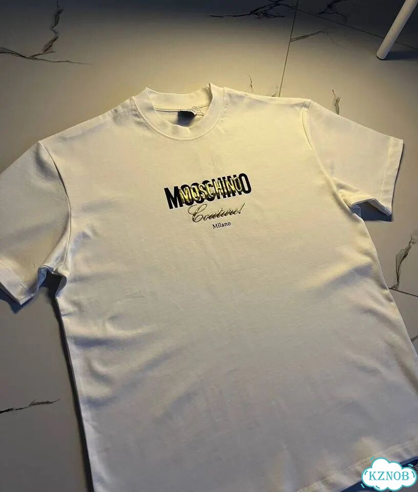 Футболка Moschino белая в наличии фото 4