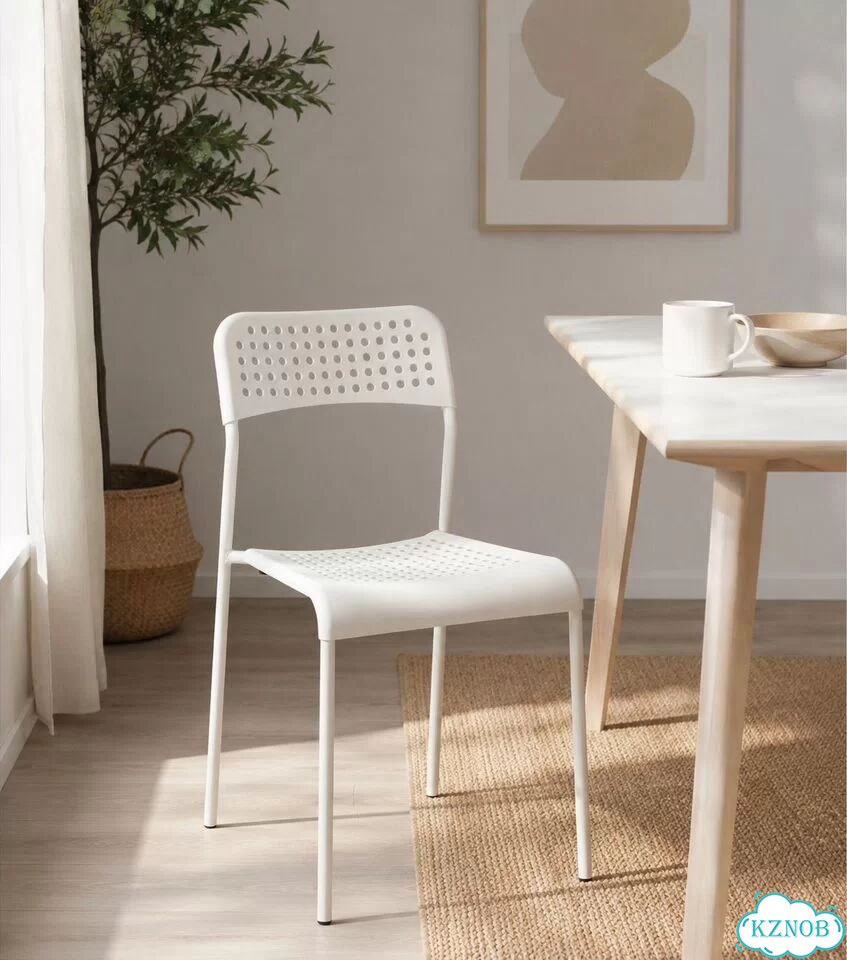 Стул IKEA adde белый фото 1