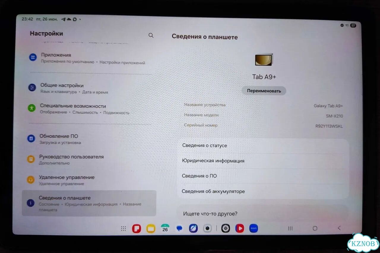 Планшет Galaxy Tab A9+ фото 1