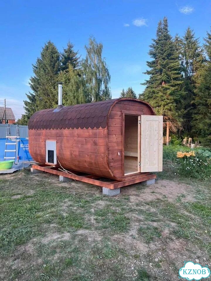 Баня бочка фото 1