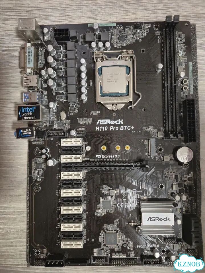 Комплект asrock h110 pro btc + i3 7100 фото 2