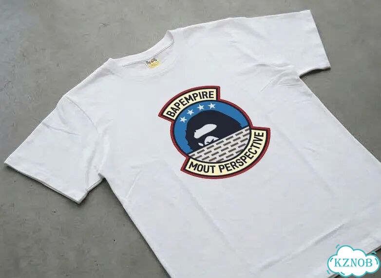 Футболка белая BapeEmpire Mout Perspective DAC0084 streetwear vintage фото 2