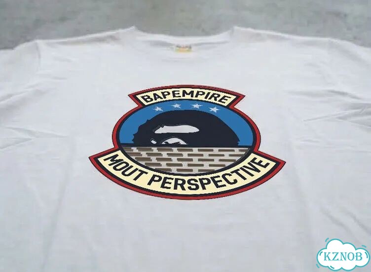 Футболка белая BapeEmpire Mout Perspective DAC0084 streetwear vintage фото 3