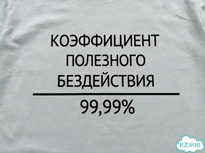 Лонгслив белый Коэффициент полезного бездействия AD0015 фото 3