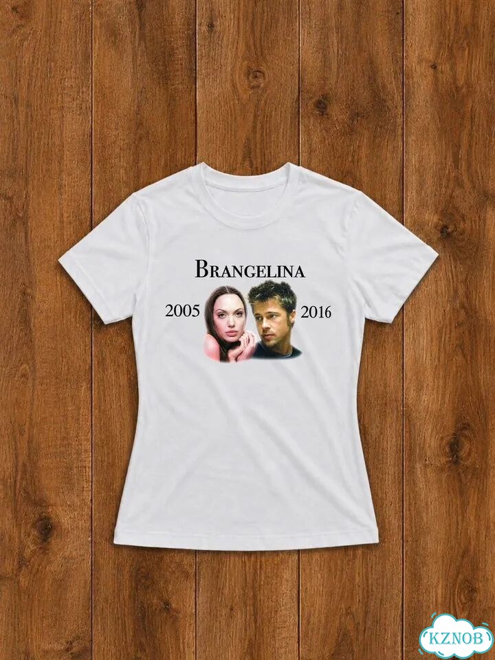 Кроп футболка brangelina Brad Pitt Angelina Jolie фото 2