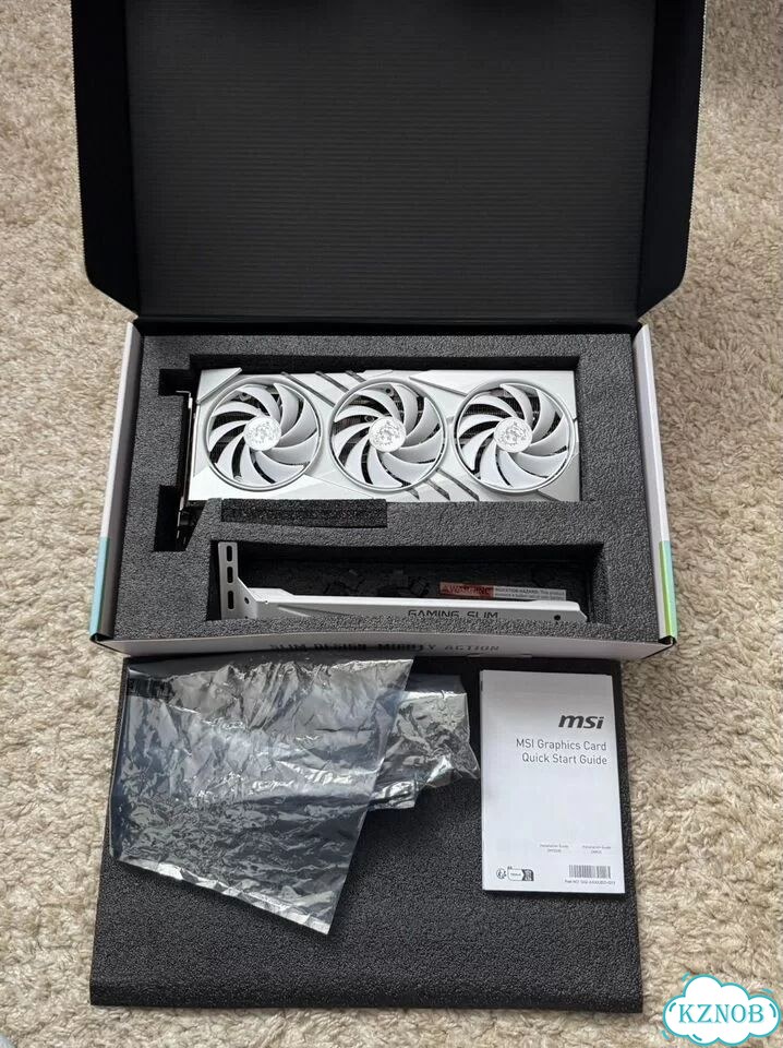 MSI GeForce RTX 4070 super gaming slim white фото 1