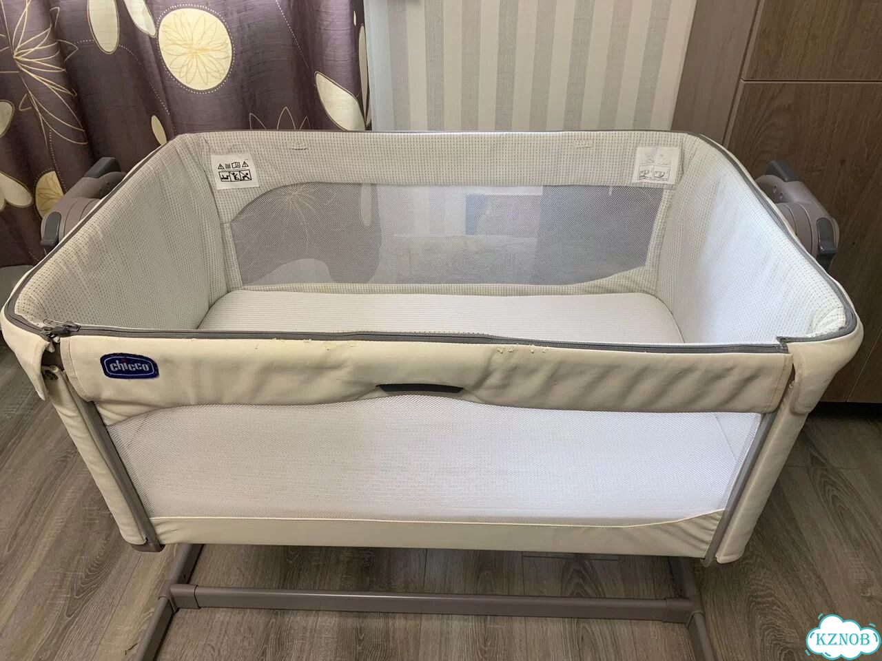Приставная кроватка chicco фото 1