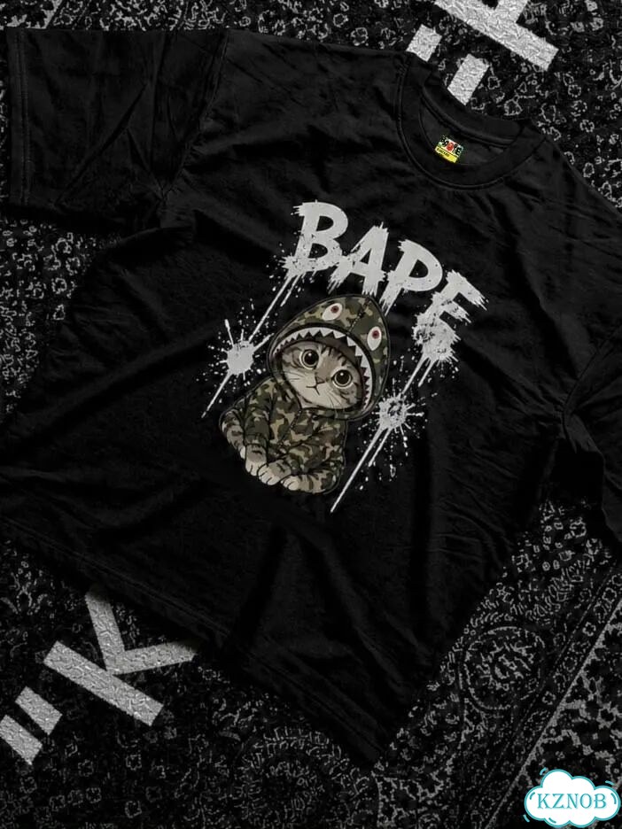 Футболка Bape Kitty Shark фото 3