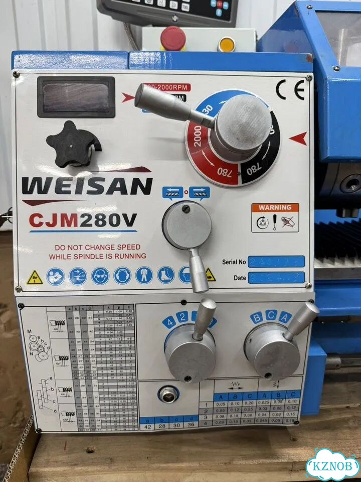 Токарный станок Weisan cjm280v с уци фото 5