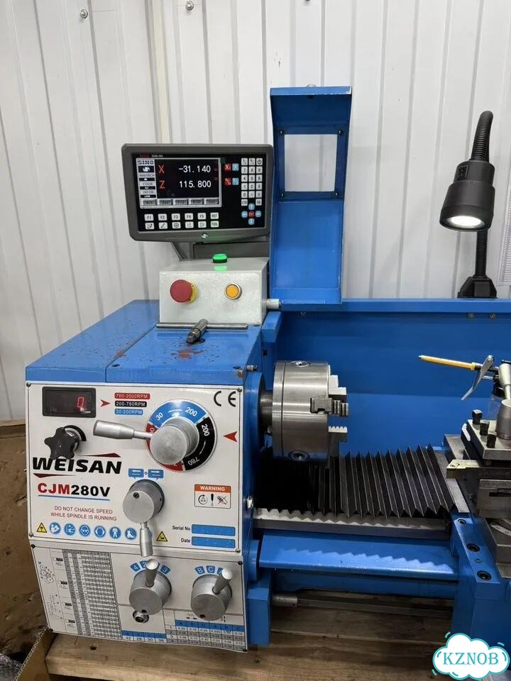 Токарный станок Weisan cjm280v с уци фото 6